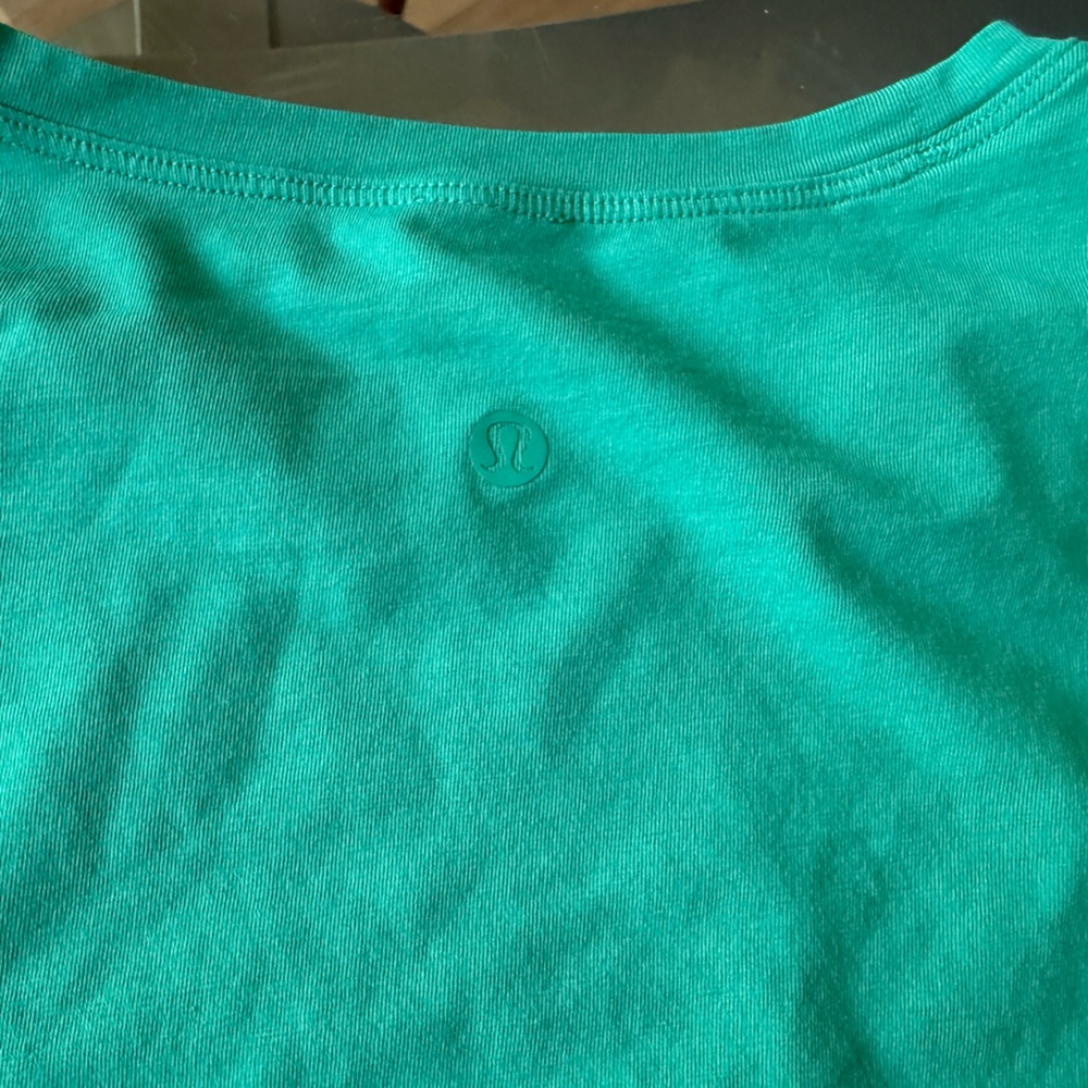 Lululemon Athletica Green Crop Top